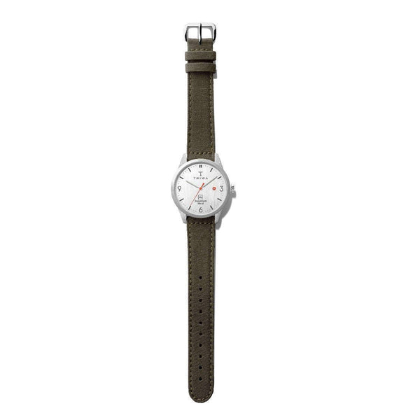 Triwa Humanium Metal Watch - Recycled Strap with Light Grey Dial