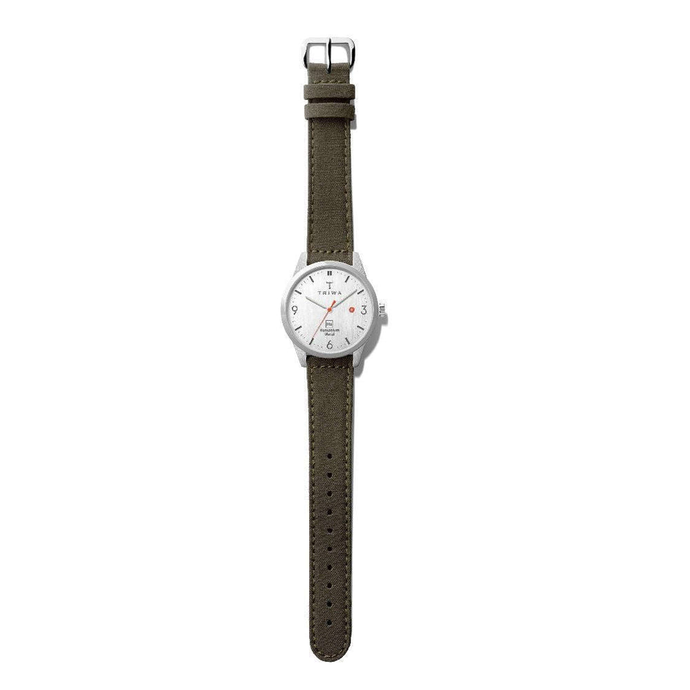 Humanium Metal Watch - Recycled Strap with Light Grey Dial